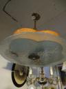 Plafondlampa med rglas och 3 ...
